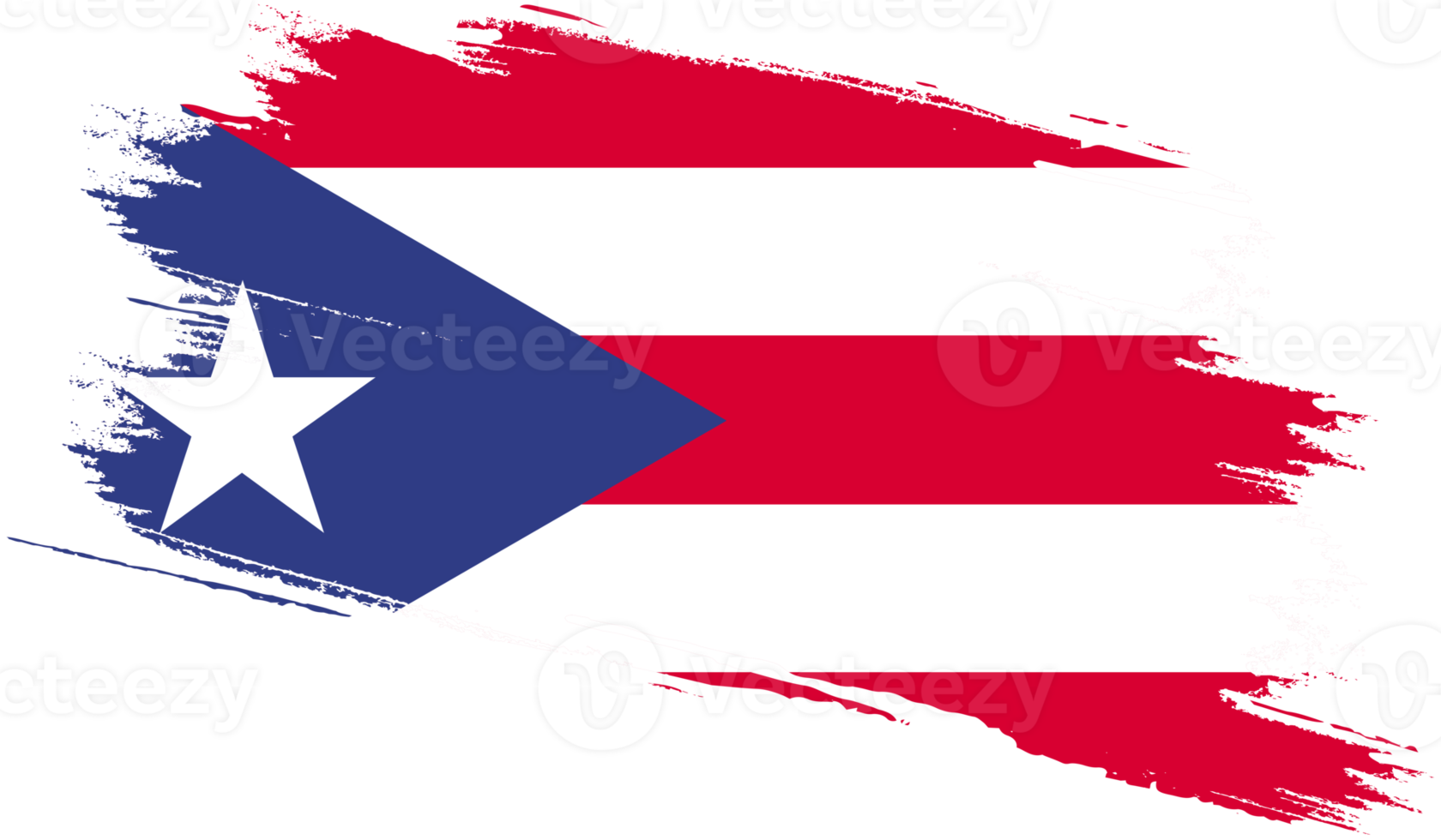 bandera de puerto rico en estilo grunge png
