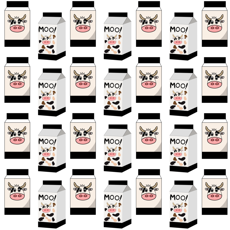 Cow seamless patterns png