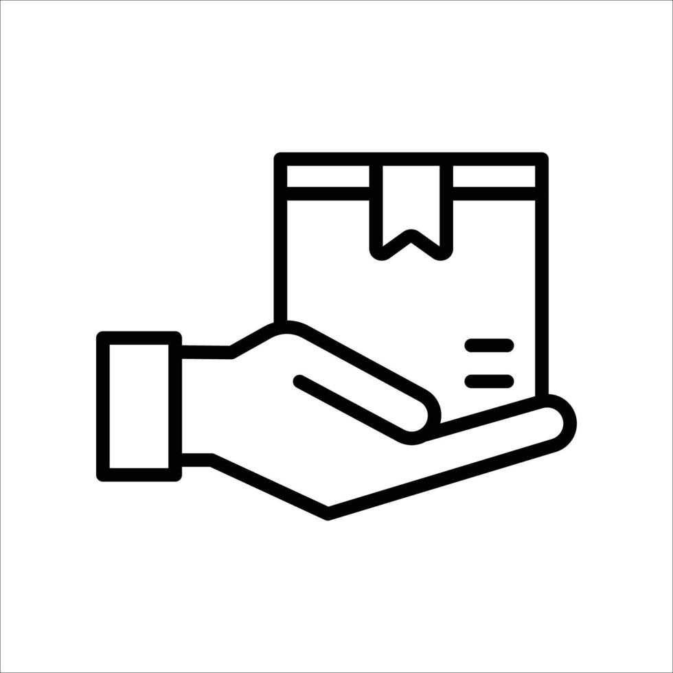 Delivery Service Line Icon vector