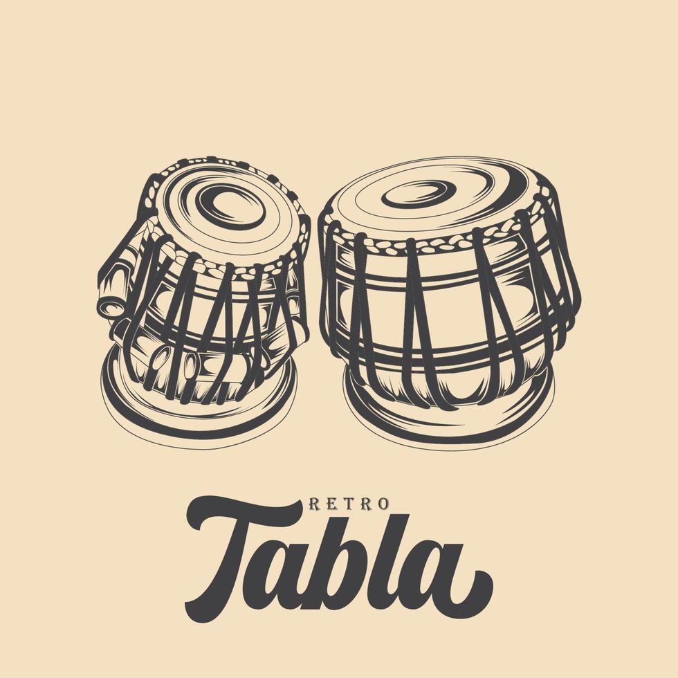 Drum Tabla Instrument vector Stock Illustrations