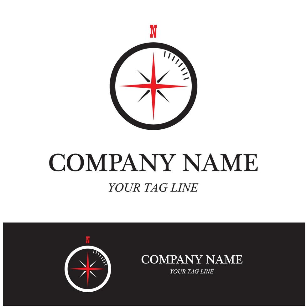 compass logo and symbol vector
