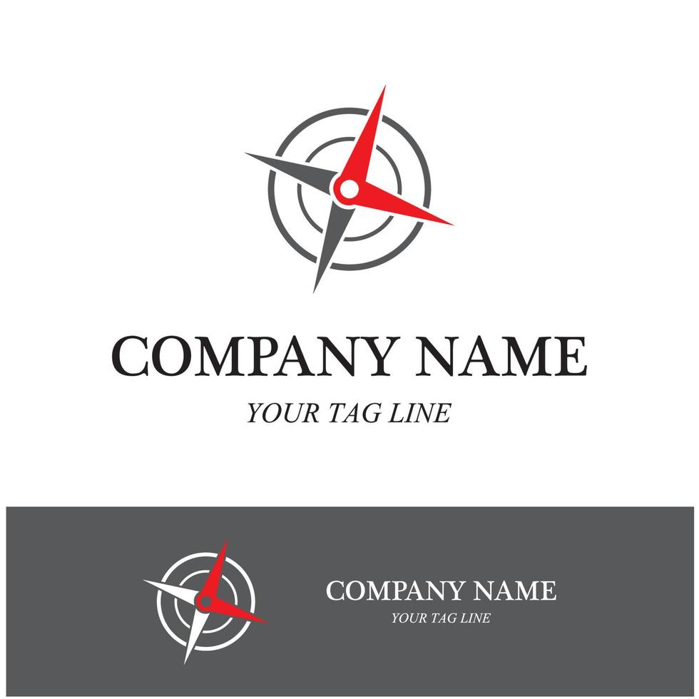 compass logo and symbol vector