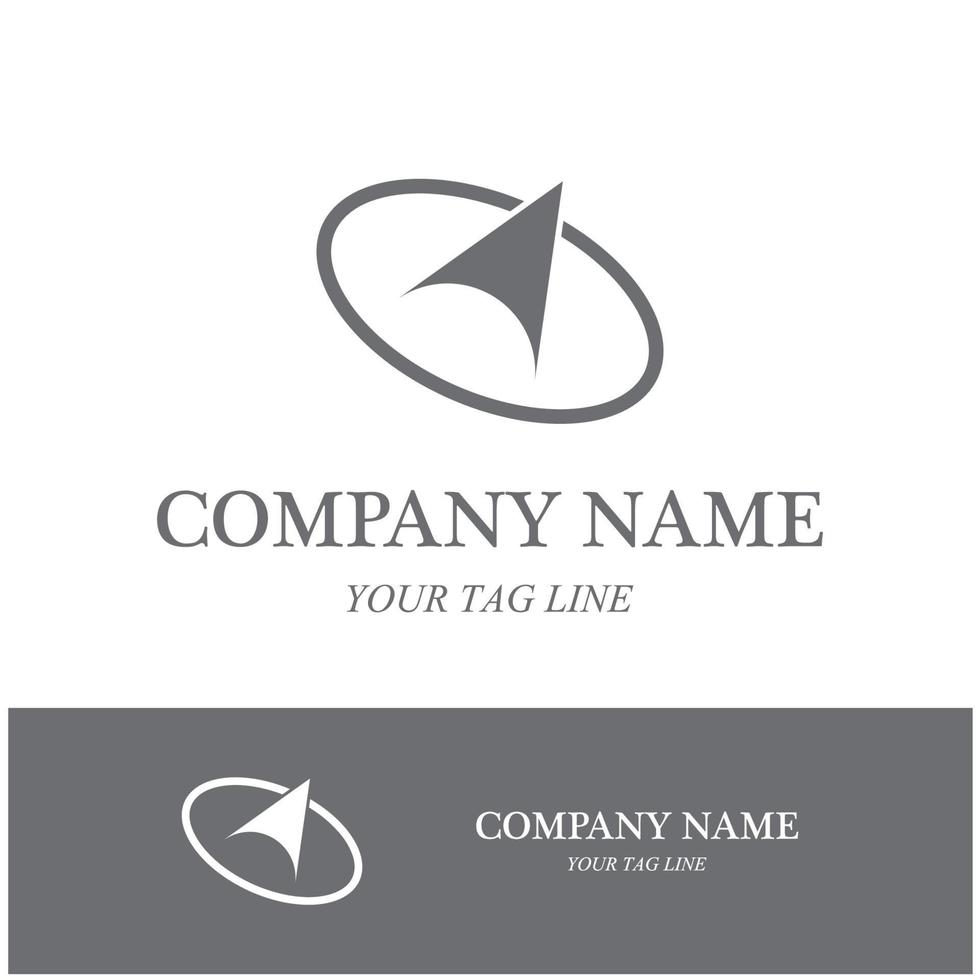 compass logo and symbol vector