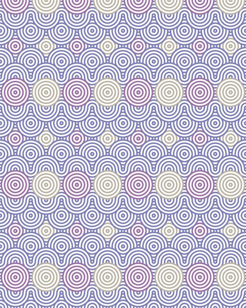 Circular vector patterns illustration