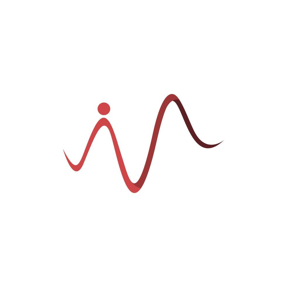 Abstract initial iv letter logo design vector