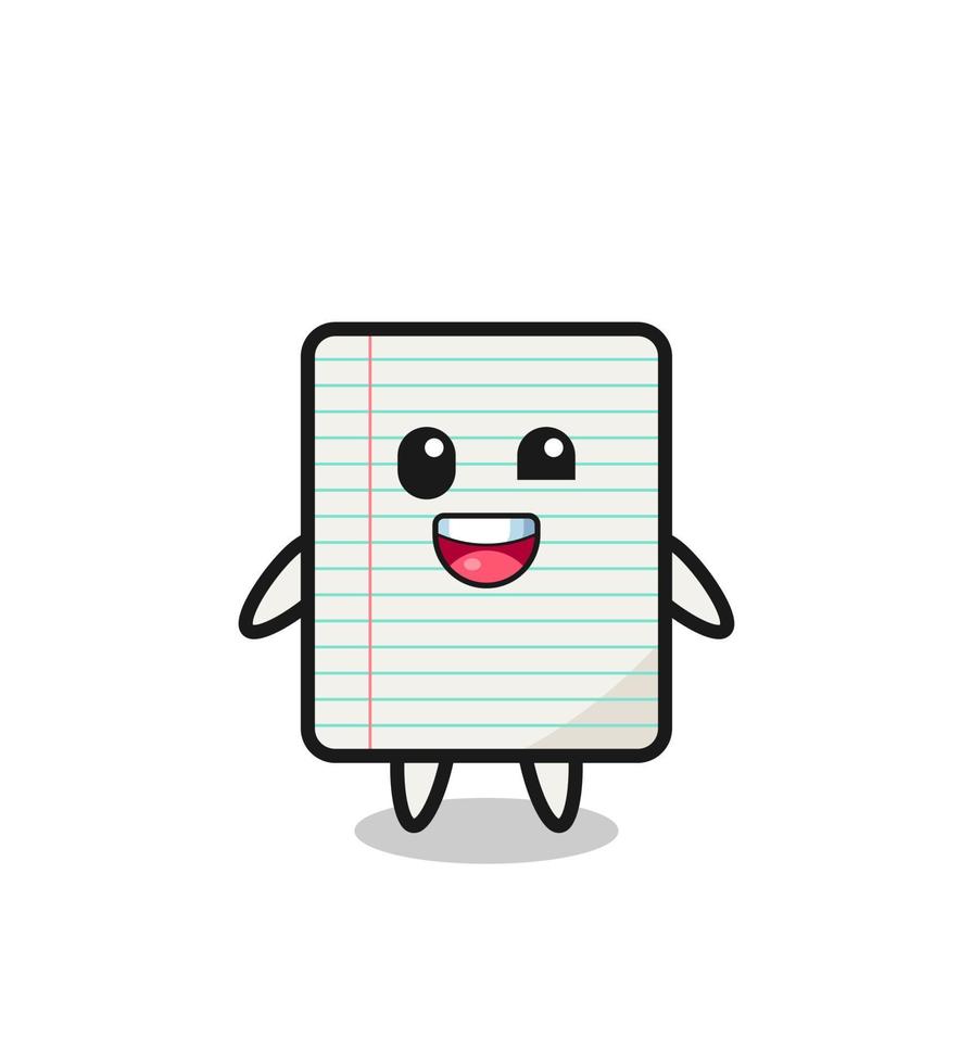 illustration of an paper character with awkward poses vector