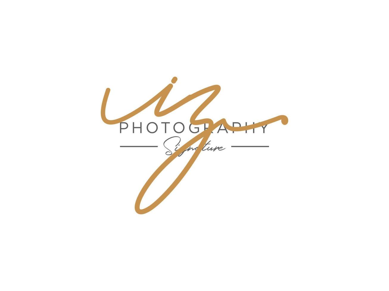 Letter IZ Signature Logo Template Vector 12050684 Vector Art at Vecteezy