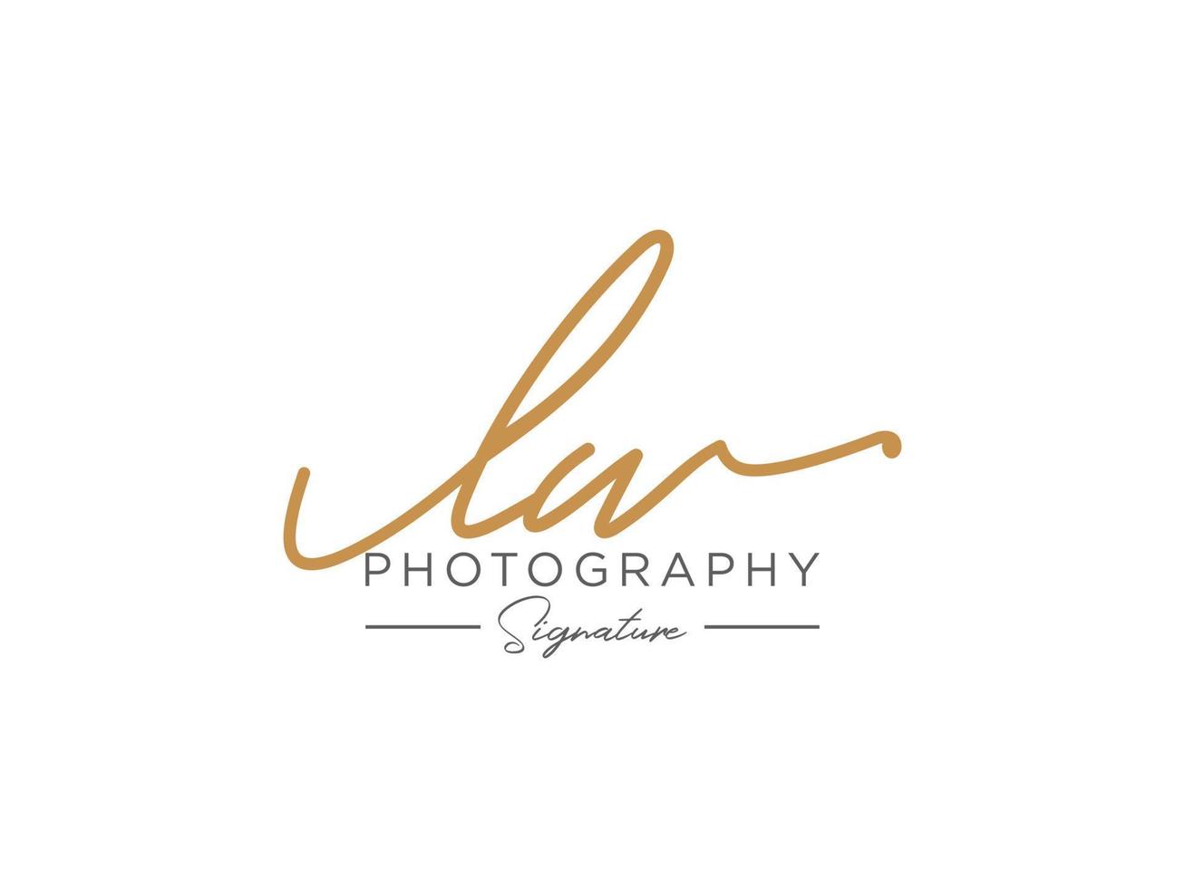 Letter LW Signature Logo Template Vector