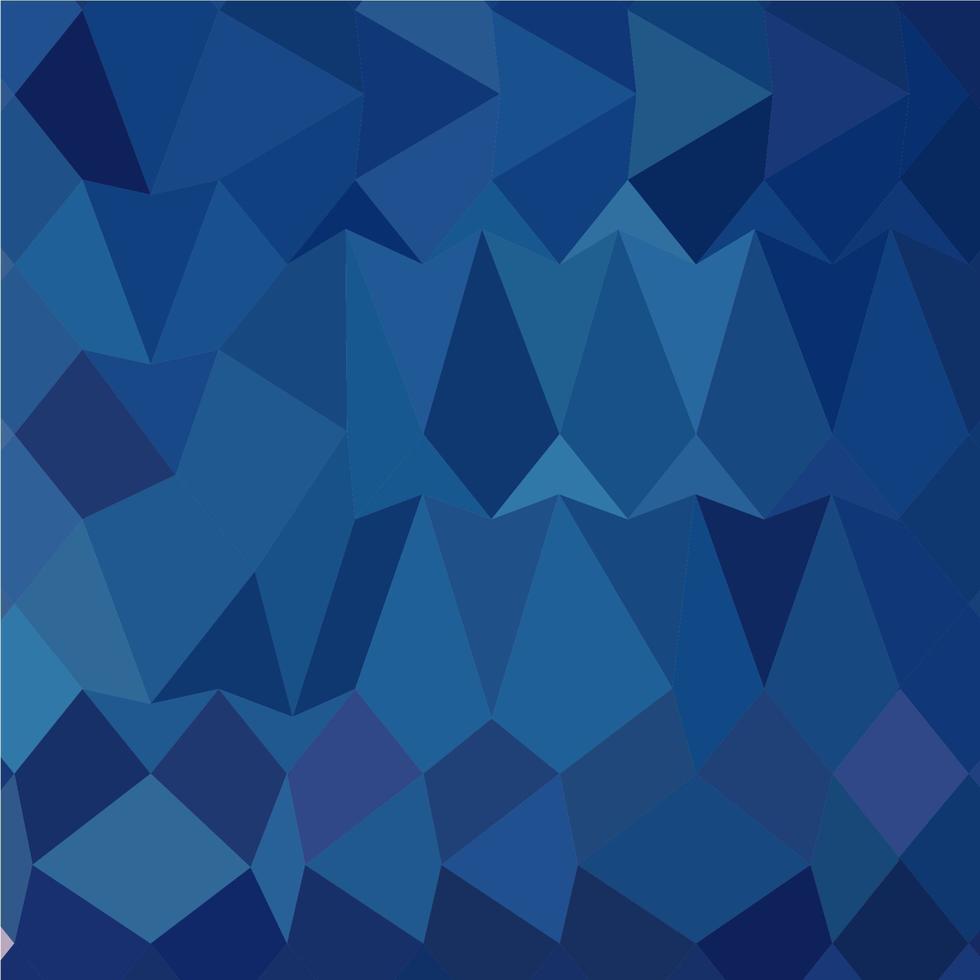 Cobalt Blue Abstract Low Polygon Background vector