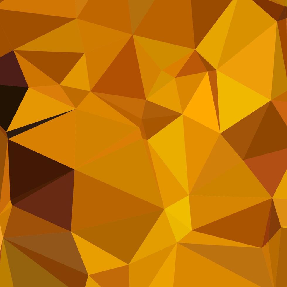 Dark Tangerine Abstract Low Polygon Background vector