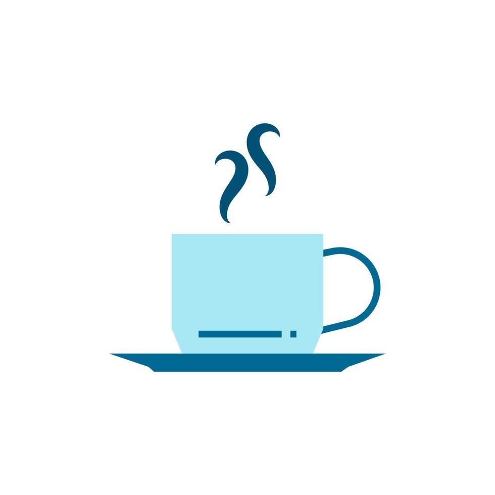 Tea or coffee cup icon, Vector and Illustration.