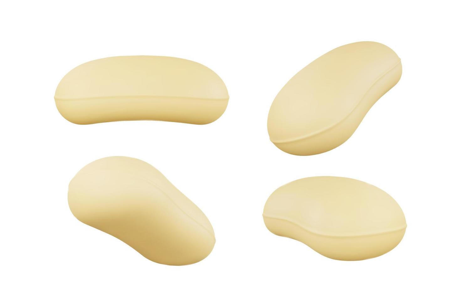 Realistic 3d soap vector illustration