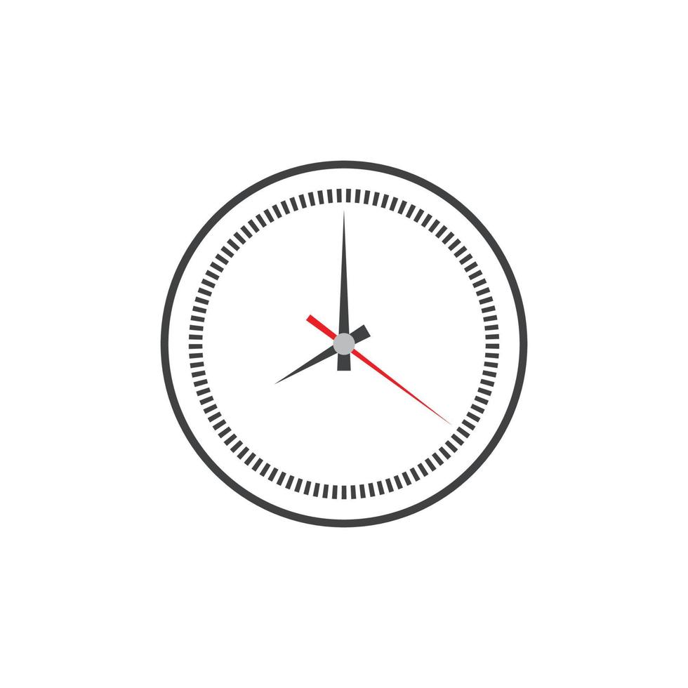 clock logo icon vector