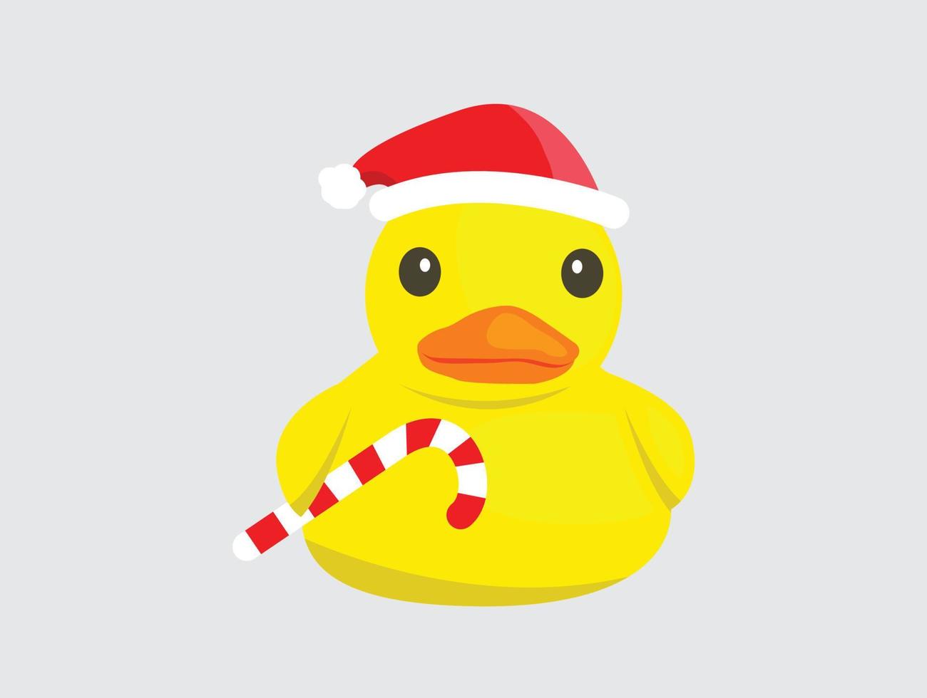 bath duck Yellow duck  rubber toy cartoon vector