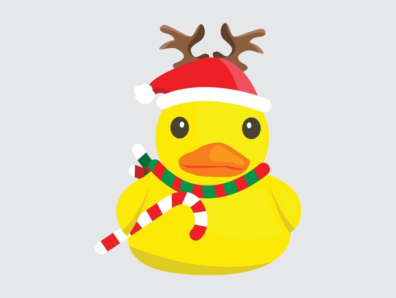 bath duck Yellow duck  rubber toy cartoon vector