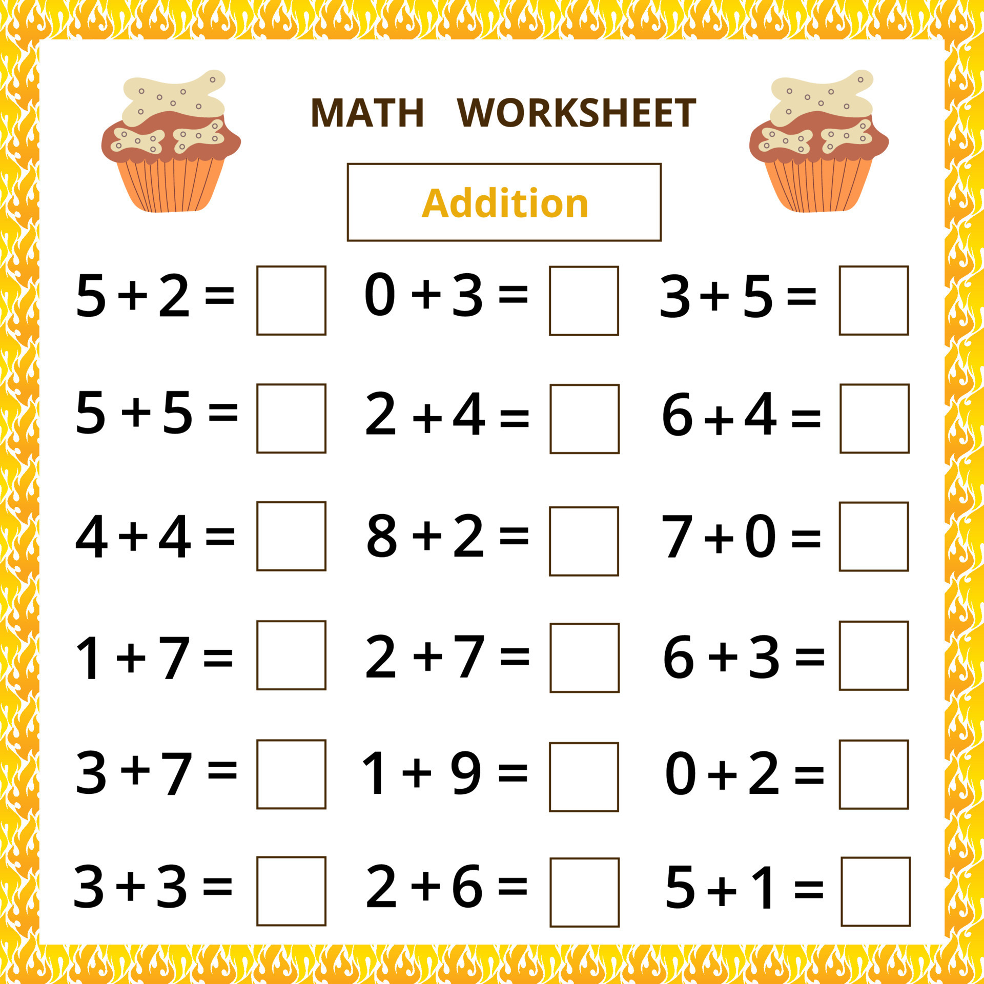 Math Sheets Addition