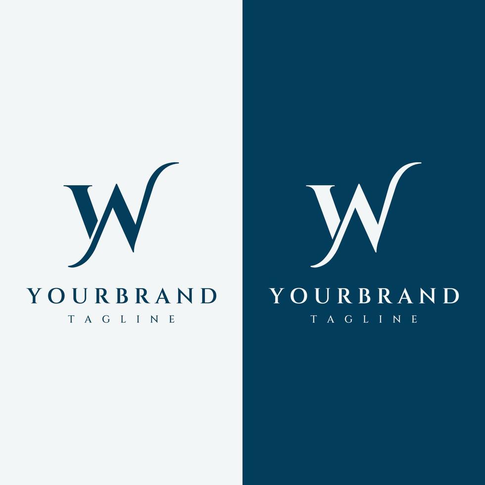 Abstract logo design elements of the initial letter W monogram or geometry that are luxurious and elegant.Logos for ,business cards, companies and businesses. vector