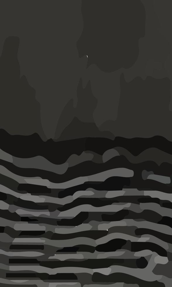 Simple aesthetic black abstract background. Various shapes and monochrome color. Suitable for poster and banner vector