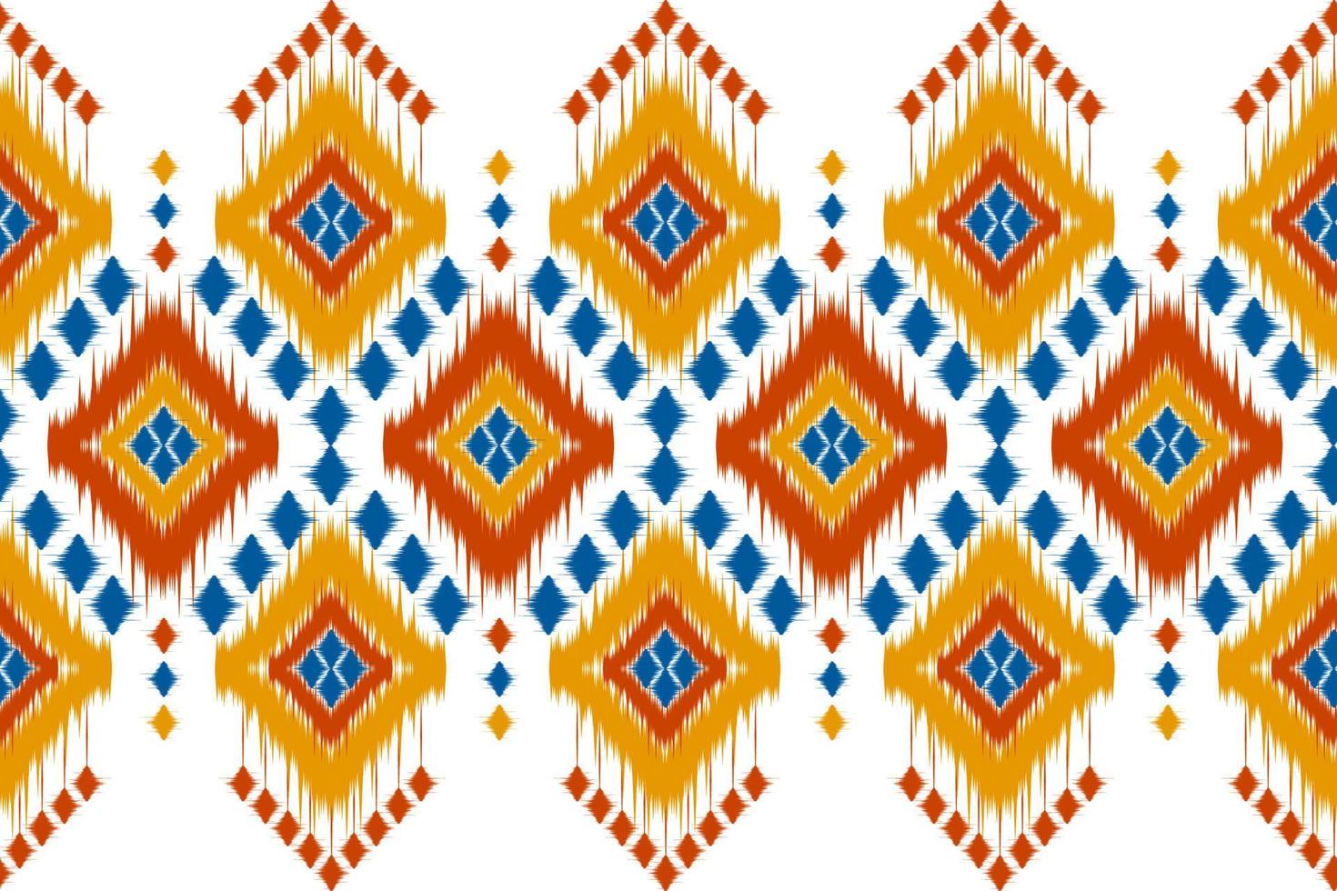 Carpet ethnic ikat art. Seamless pattern in tribal. Aztec geometric ornament print. vector
