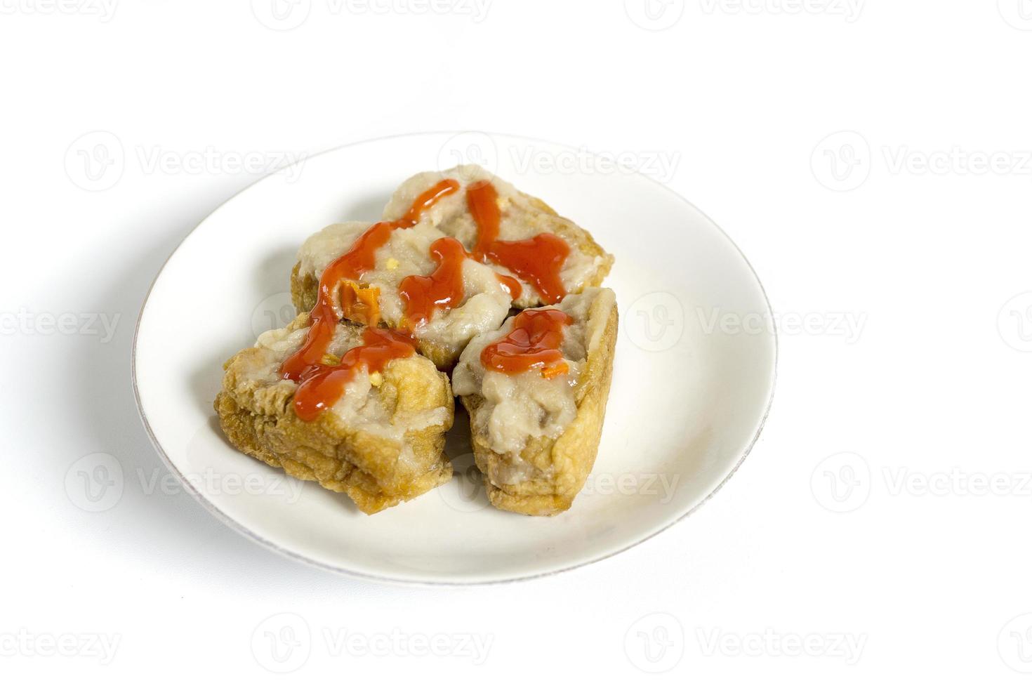 Tahu Bakso is a typical Indonesian food, this food is made from tofu photo