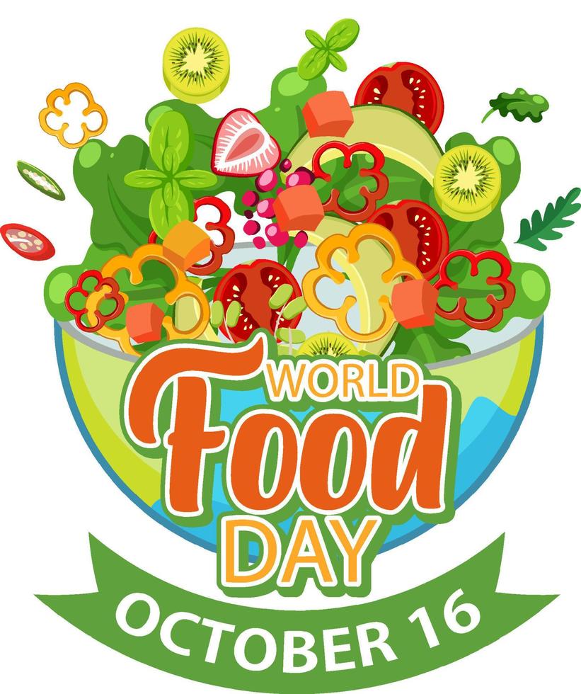 World Food Day Banner Design vector