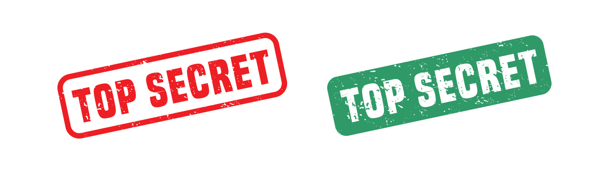 Top secret stamp rubber with grunge style on white background. 12054623