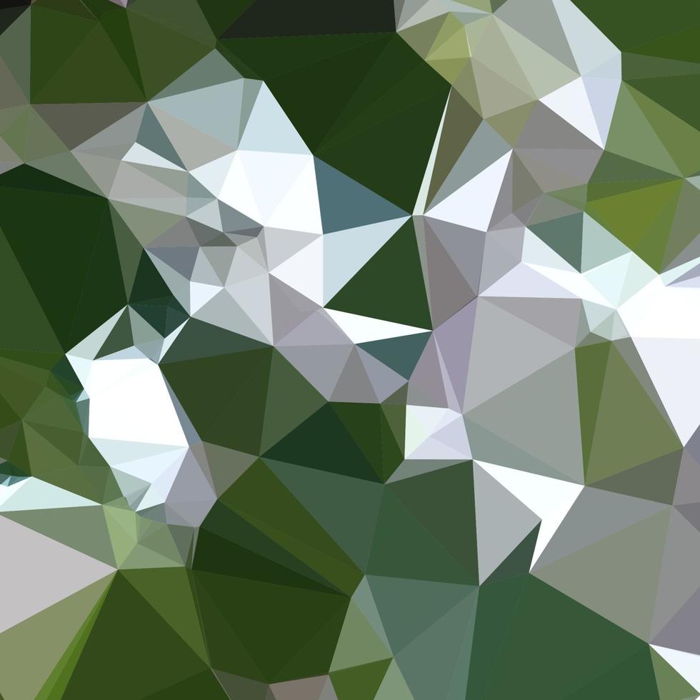 fondo de polígono bajo abstracto verde castleton vector