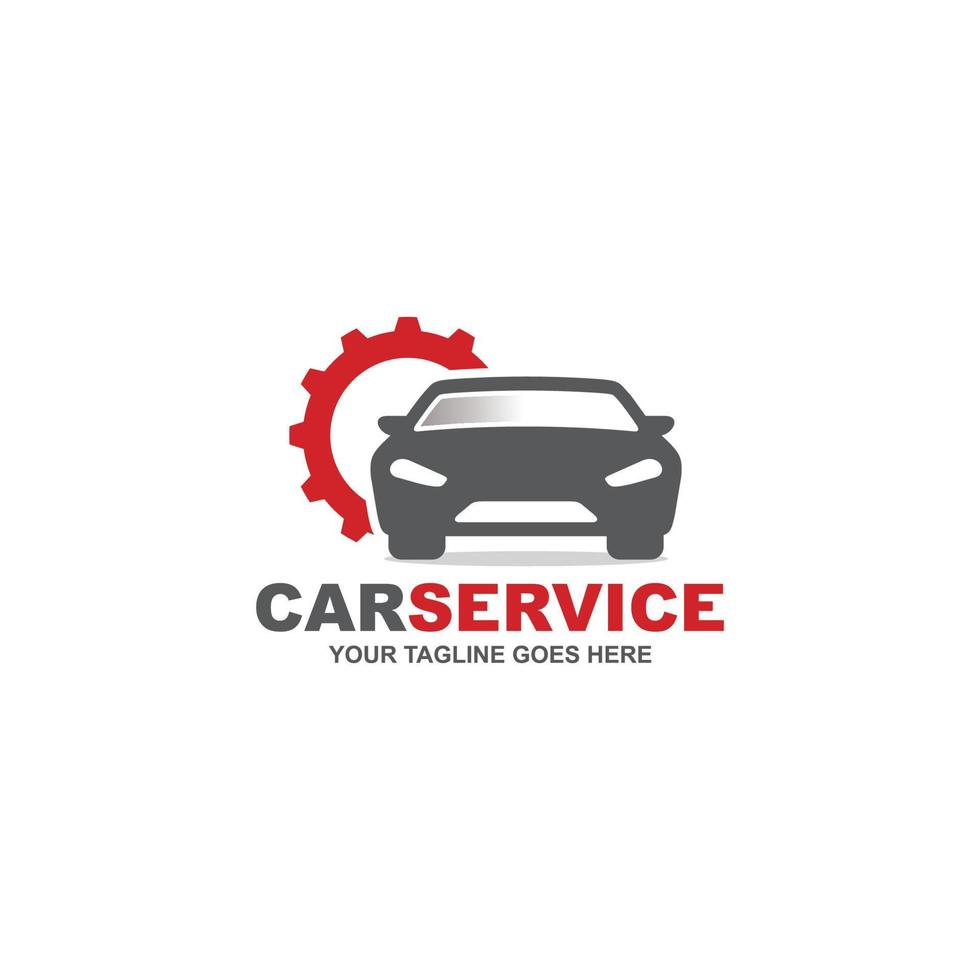 Car repair simple flat logo vector