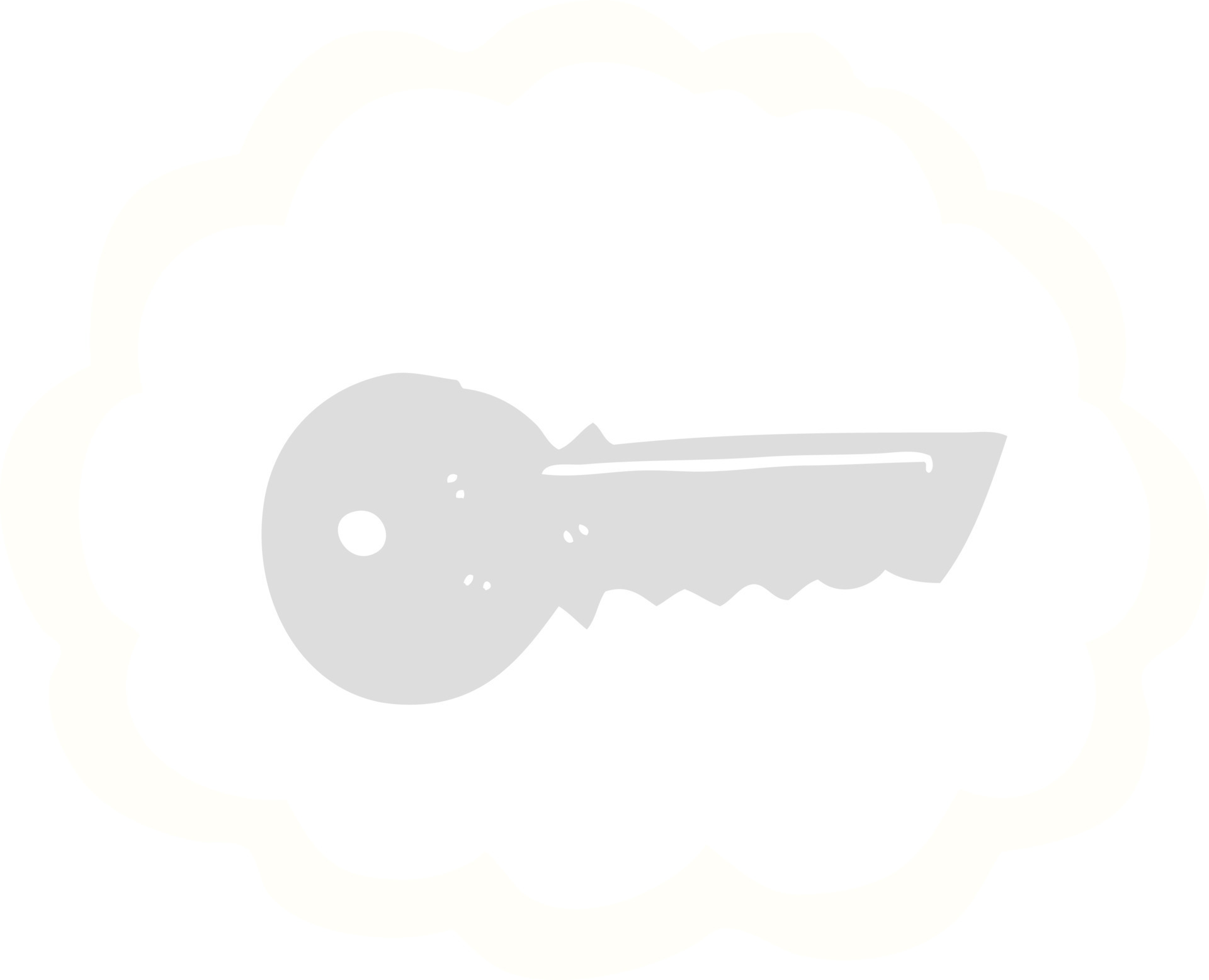 flat color illustration of door key 12055162 Vector Art at Vecteezy