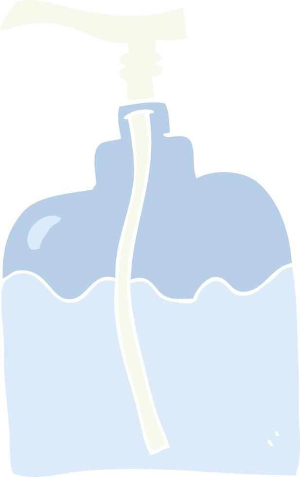 flat color illustration of pump bottle 12055346 Vector Art at Vecteezy