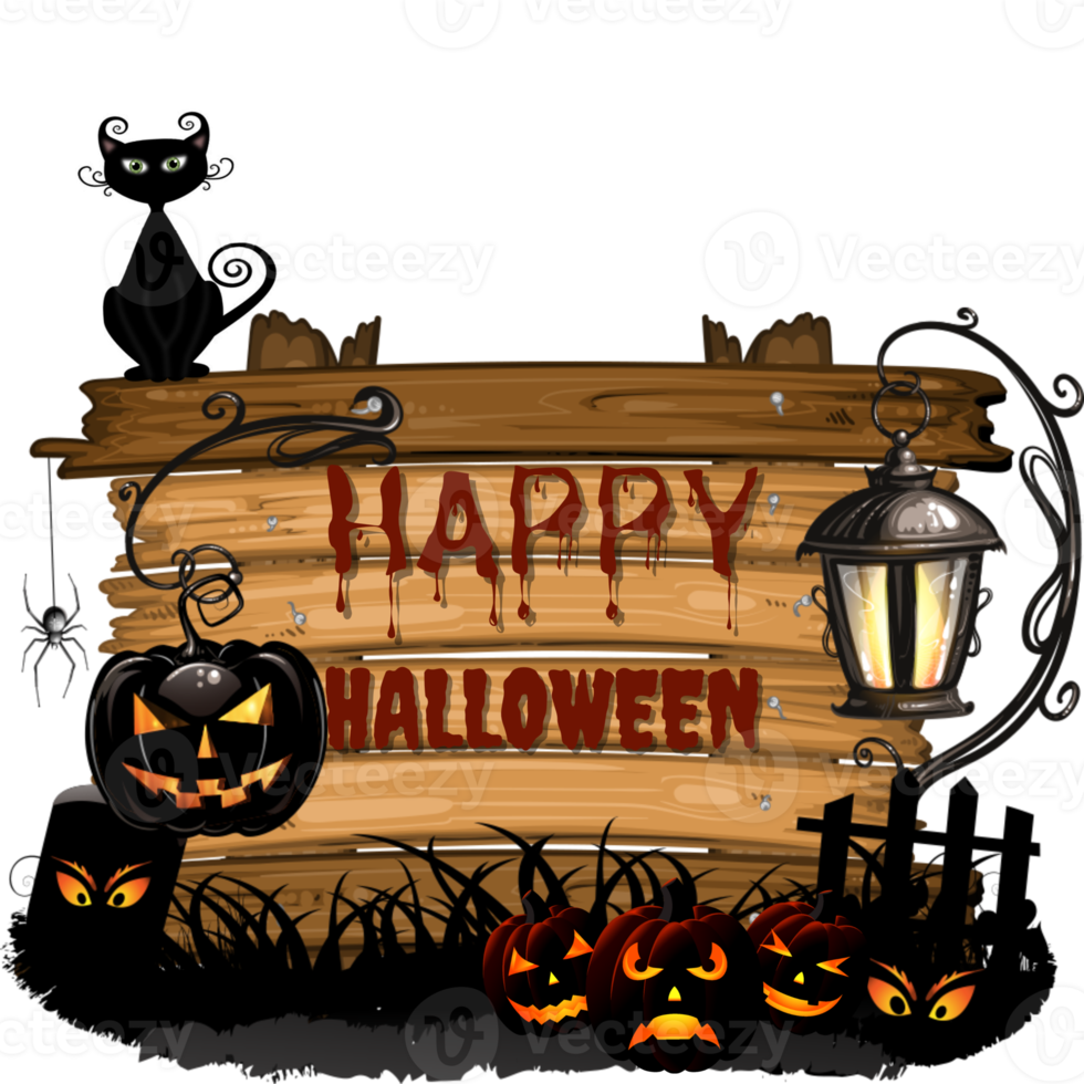 Lycklig halloween natt png