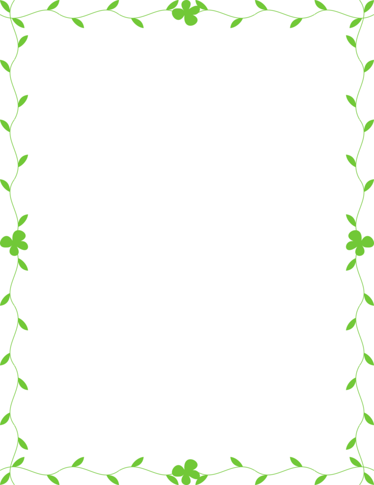 leaves page border png