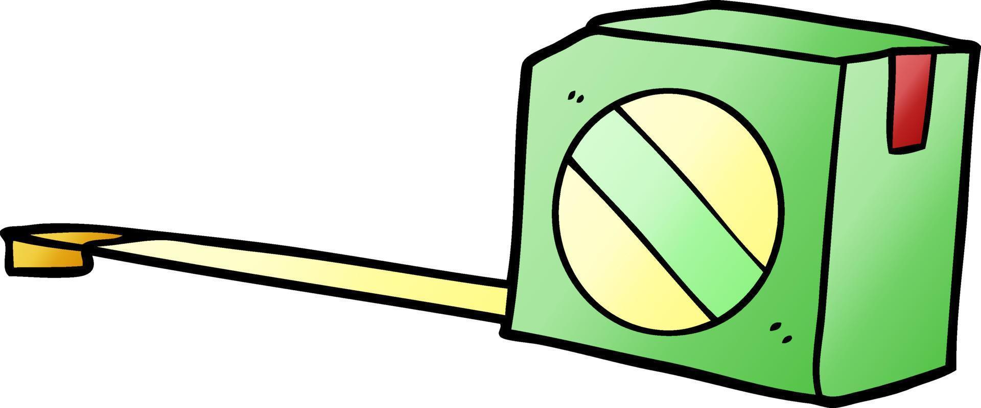 cartoon tape measure vector