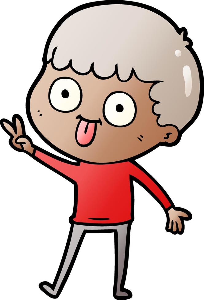cartoon man staring vector