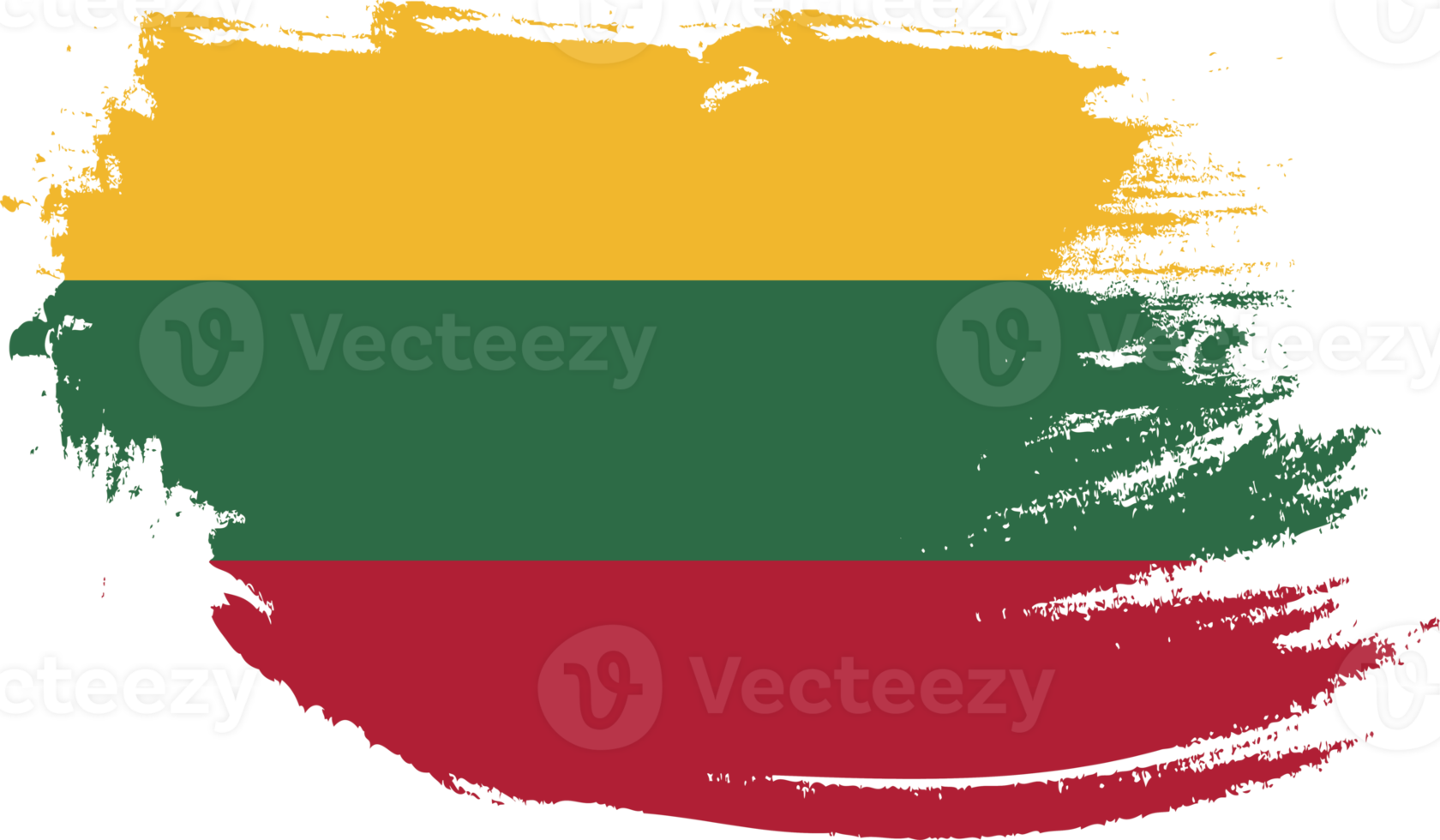 Lithuania flag with grunge texture png