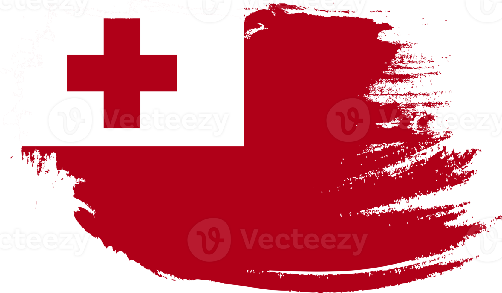 tonga flagga med grunge textur png