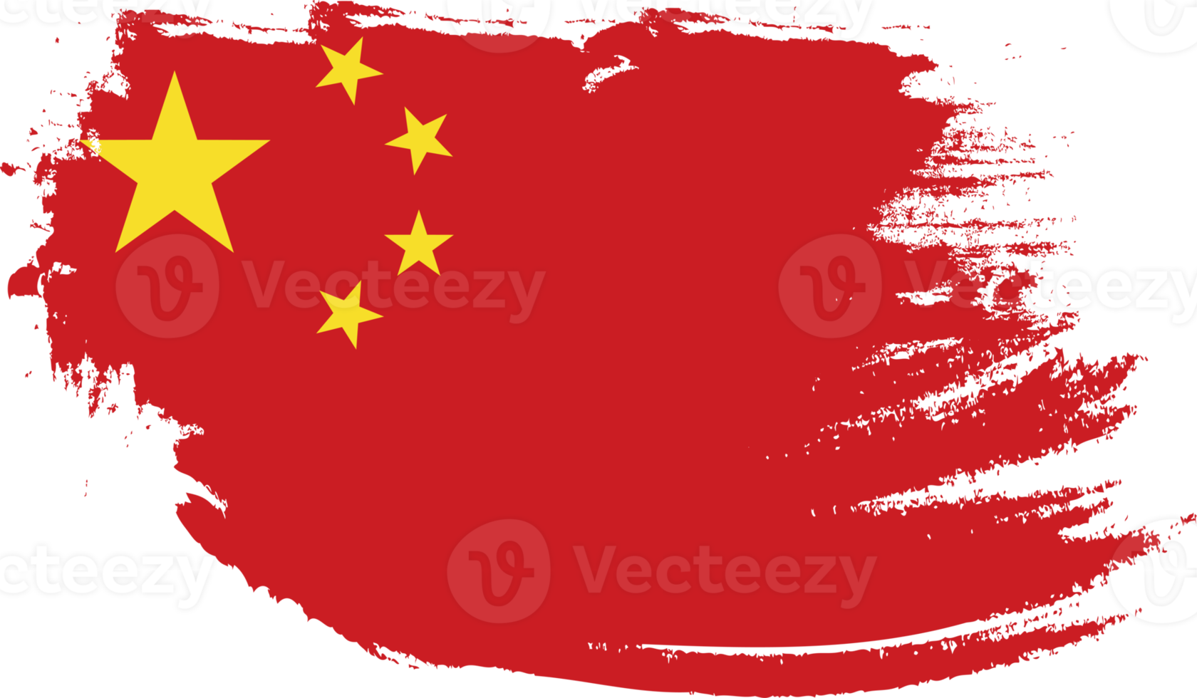 China flag with grunge texture 12056799 PNG