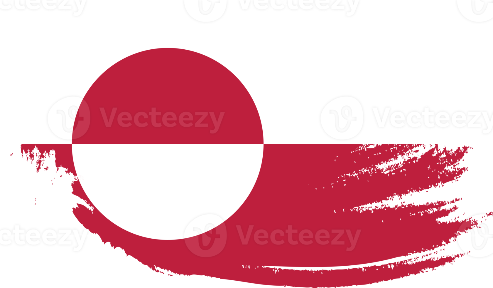 bandeira da Groenlândia com textura grunge png