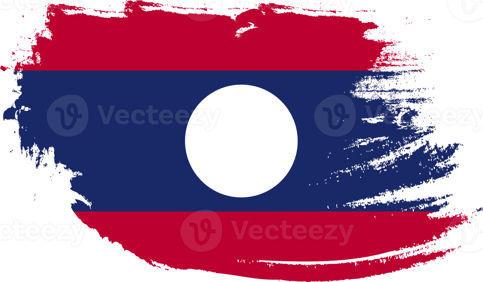 vlag van laos met grunge textuur png