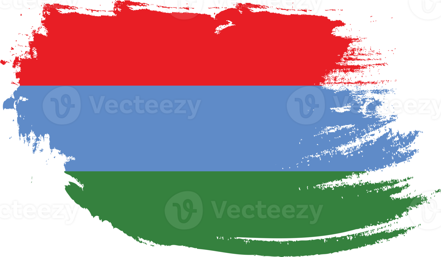 bandera de karelia con textura grunge png