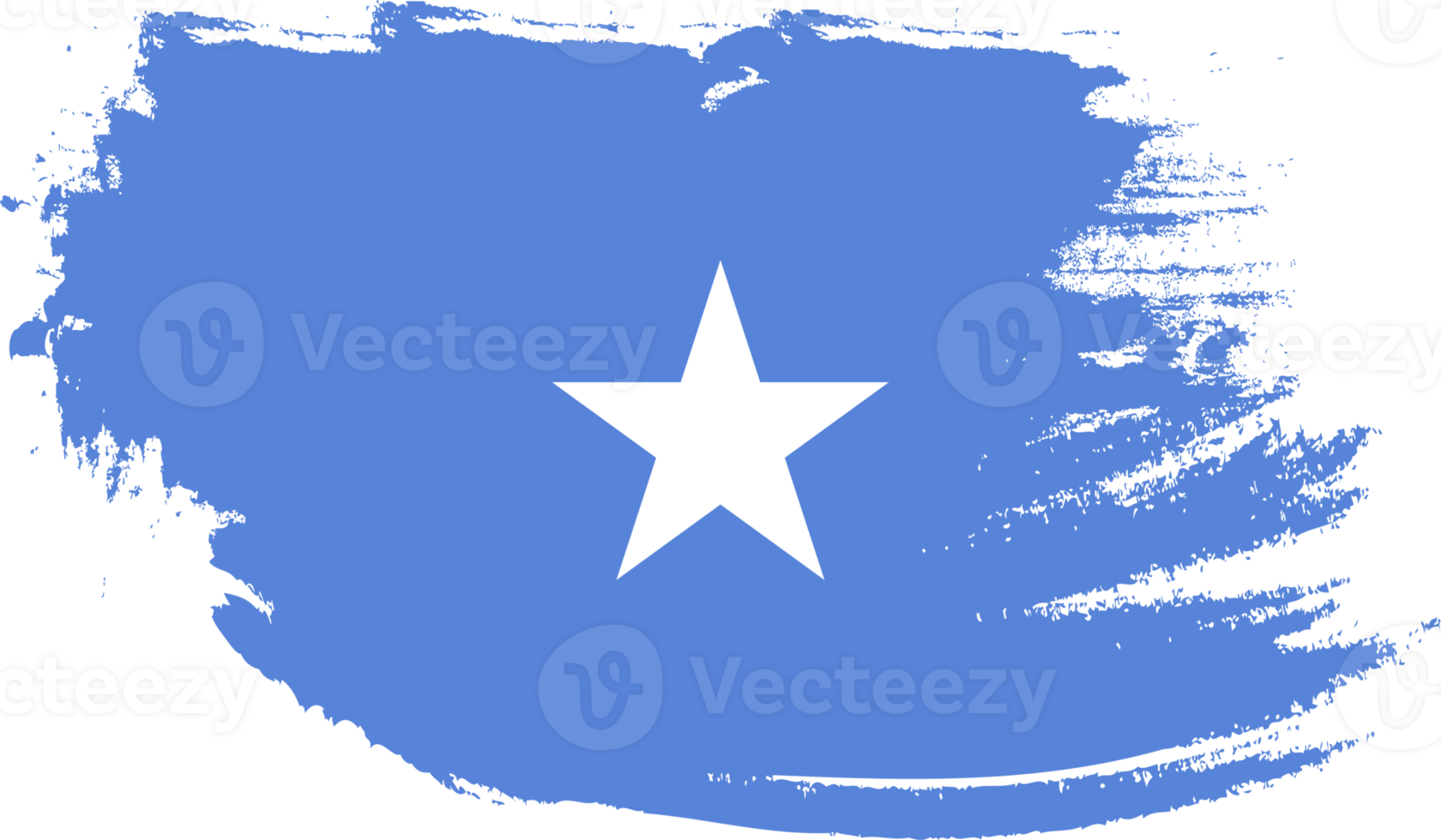 Somalia flag with grunge texture png