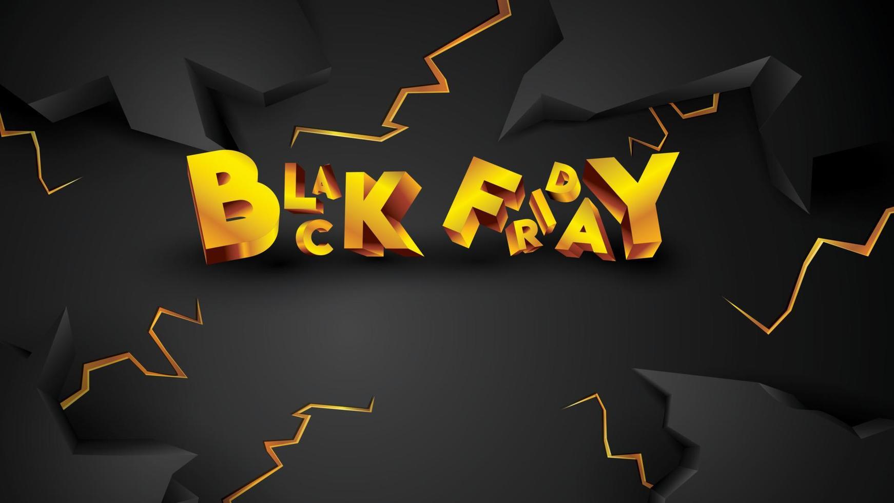Black friday background layout background black and gold. For art template design, list, page, mockup brochure style, banner, idea, cover, booklet, print, flyer, book, card, ad, sign, poster, badge. vector