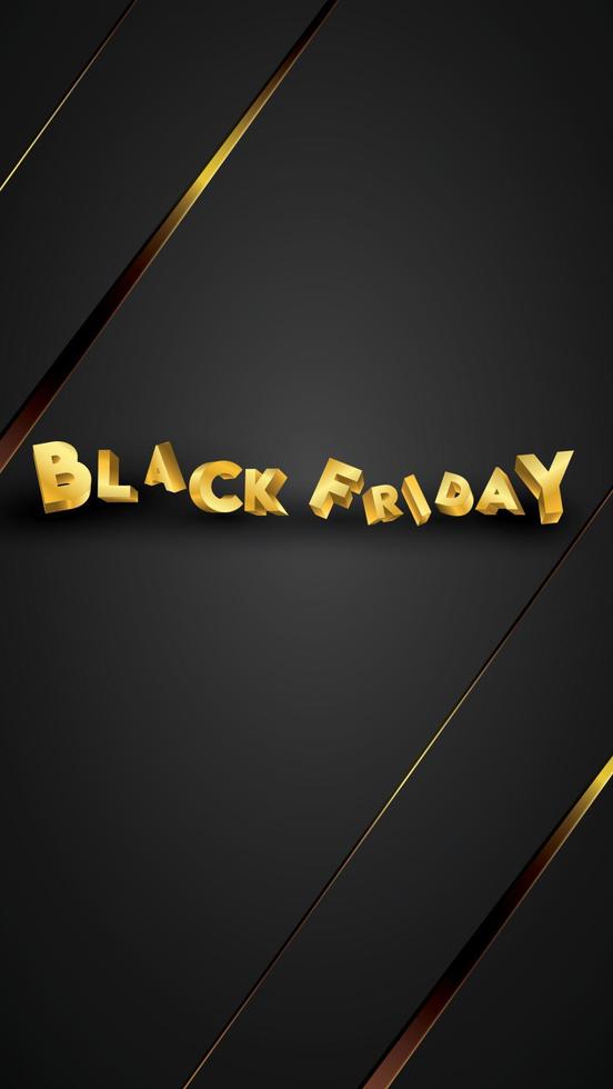 Black friday background layout background black and gold. For art template design, list, page, mockup brochure style, banner, idea, cover, booklet, print, flyer, book, card, ad, sign, poster, badge. vector