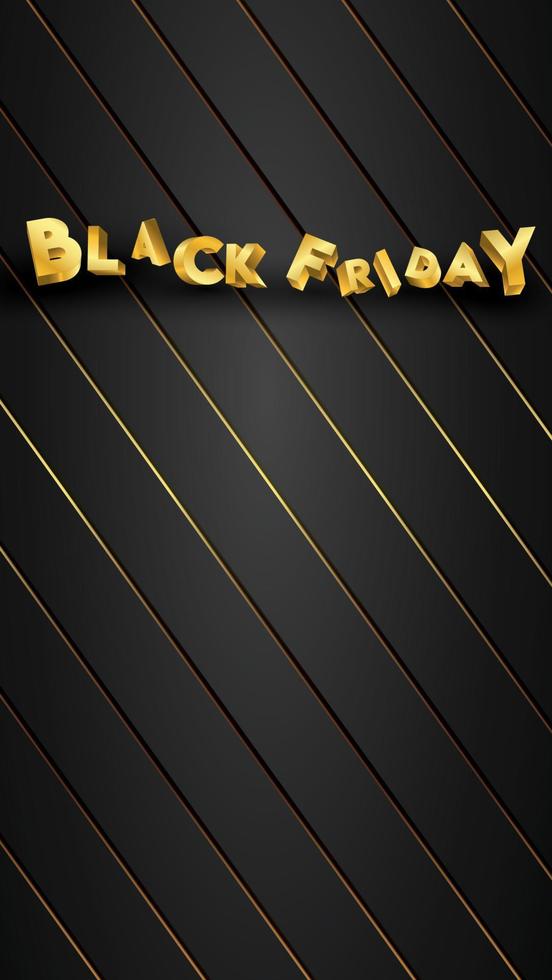 Black friday background layout background black and gold. For art template design, list, page, mockup brochure style, banner, idea, cover, booklet, print, flyer, book, card, ad, sign, poster, badge. vector