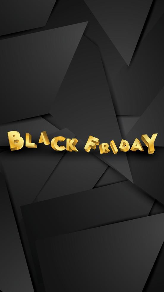 Black friday background layout background black and gold. For art template design, list, page, mockup brochure style, banner, idea, cover, booklet, print, flyer, book, card, ad, sign, poster, badge. vector