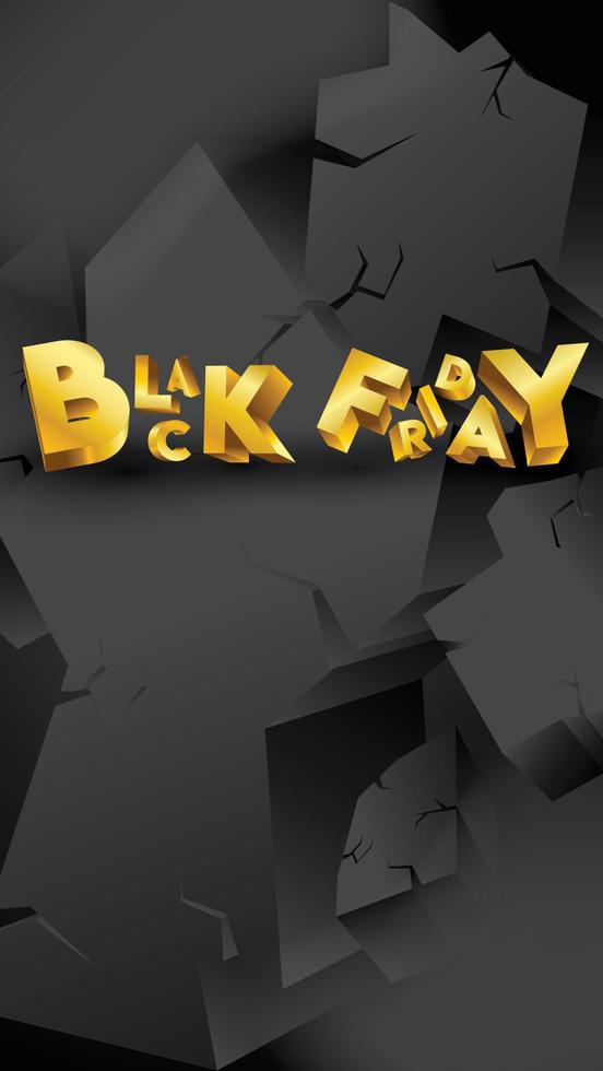 Black friday background layout background black and gold. For art template design, list, page, mockup brochure style, banner, idea, cover, booklet, print, flyer, book, card, ad, sign, poster, badge. vector