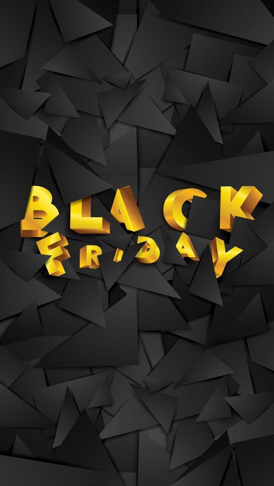 Black friday background layout background black and gold. For art template design, list, page, mockup brochure style, banner, idea, cover, booklet, print, flyer, book, card, ad, sign, poster, badge. vector