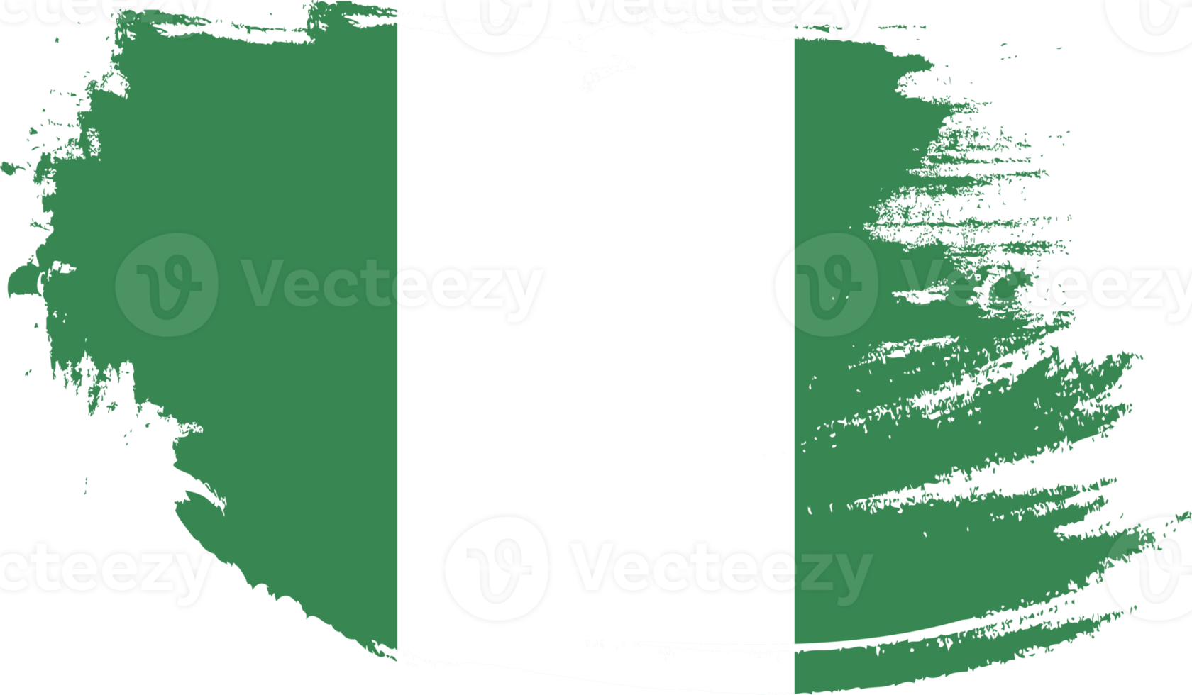 bandiera della nigeria con texture grunge png