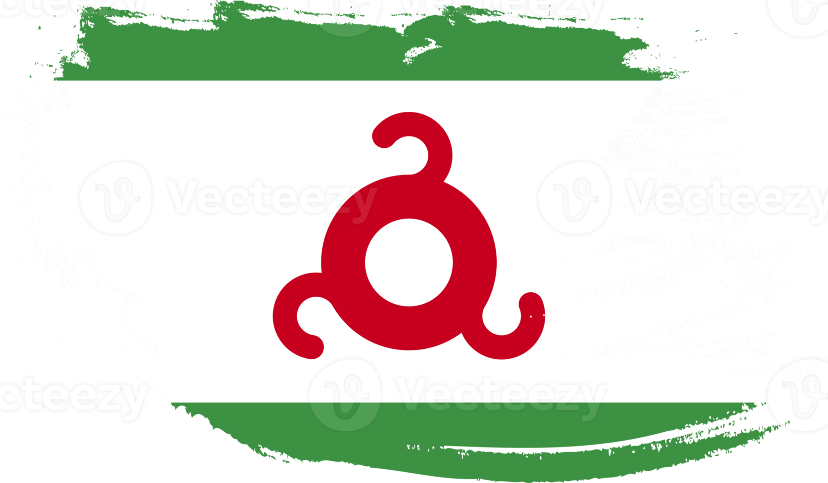 ingushetia flagga med grunge textur png