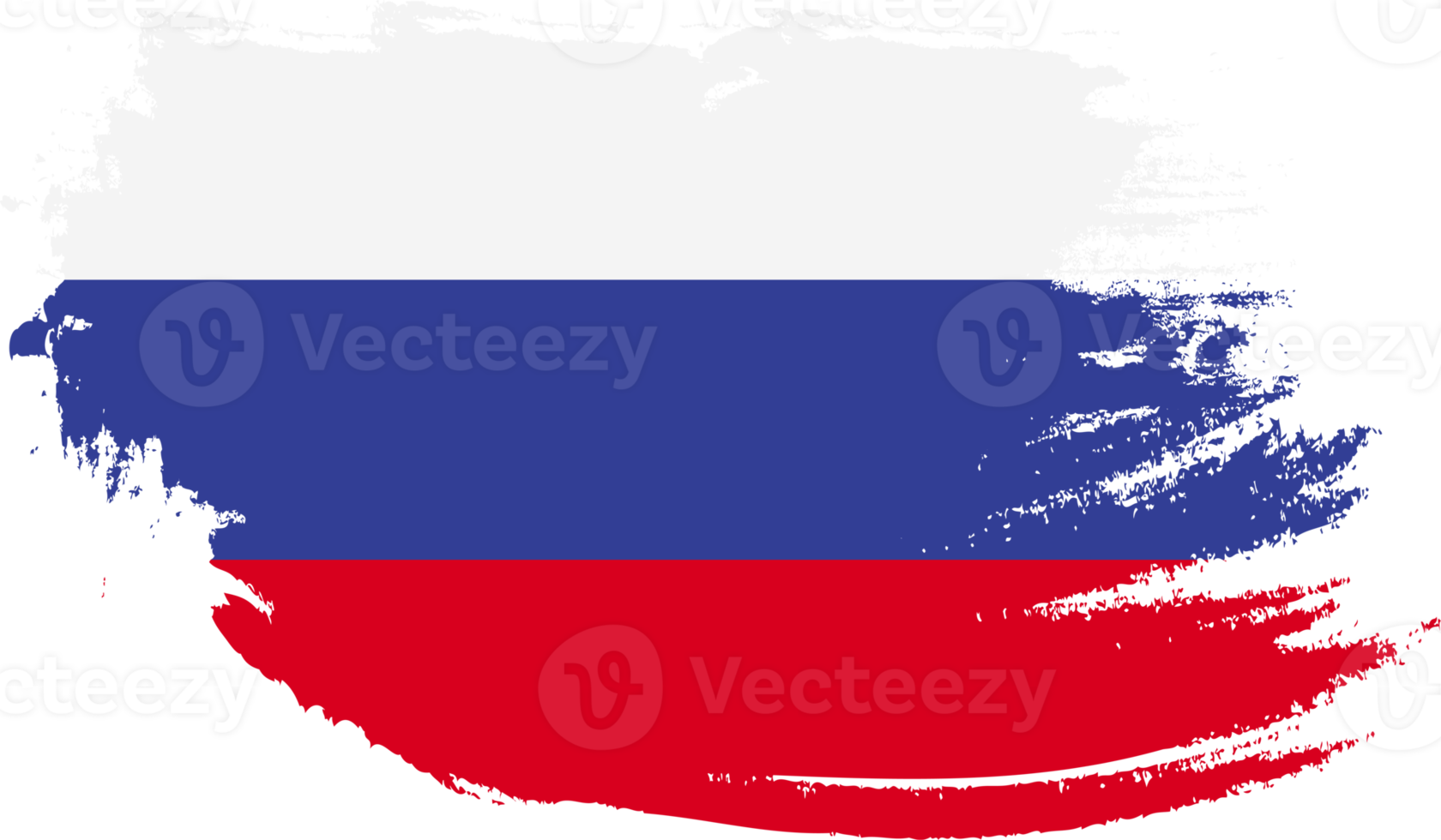 Ryssland flagga med grunge textur png